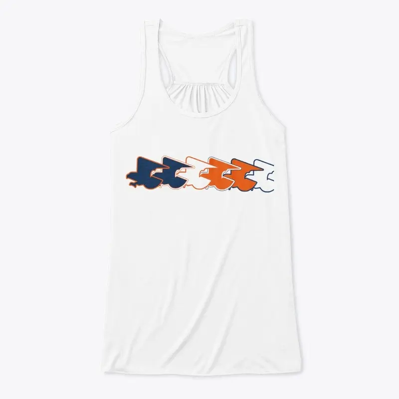 Retro War Eagle Cascading Design